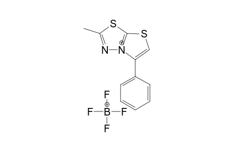 2-Methyl-5-phenylthiazolo[[2,3-b]-1,3,4-thiadiazolium tetrafluoroborate