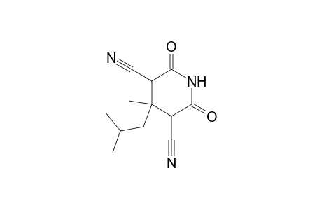 4-isobutyl-2,6-diketo-4-methyl-piperidine-3,5-dicarbonitrile