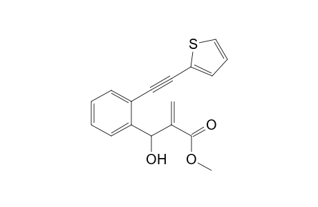 Methyl 2-(hydroxy(2-(thiophen-2-ylethynyl)phenyl)methyl)acrylate