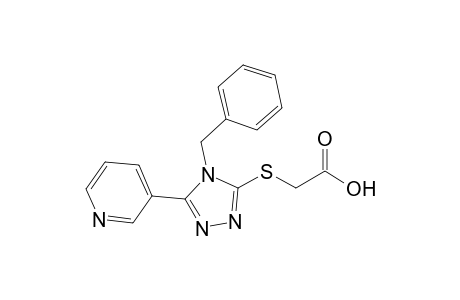 2-[(4-benzyl-5-pyridin-3-yl-1,2,4-triazol-3-yl)sulfanyl]acetic acid