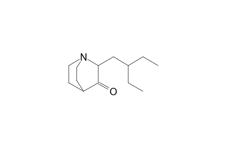 (RS)-2-(2-Ethylbutyl)-1-azabicyclo[2.2.2]octane-3-one