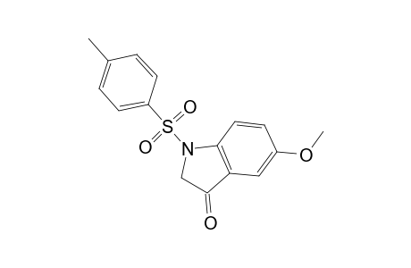 5-Methoxy-1-(4-methylphenylsulfonyl)-2,3-dihydro-1H-indol-3-one