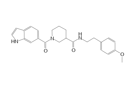 3-piperidinecarboxamide, 1-(1H-indol-6-ylcarbonyl)-N-[2-(4-methoxyphenyl)ethyl]-