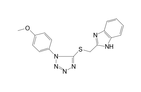 2-[1-(4-Methoxy-phenyl)-1H-tetrazol-5-ylsulfanylmethyl]-1H-benzoimidazole