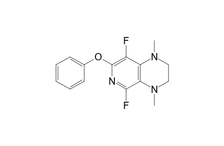 5,8-bis(fluoranyl)-1,4-dimethyl-7-phenoxy-2,3-dihydropyrido[3,4-b]pyrazine