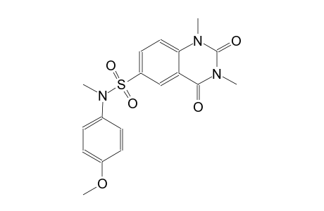 N-(4-methoxyphenyl)-N,1,3-trimethyl-2,4-dioxo-1,2,3,4-tetrahydro-6-quinazolinesulfonamide