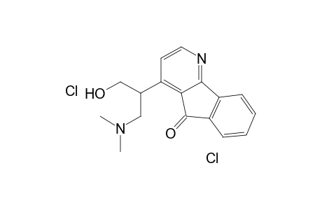 4-(1-Dimethylaminomethyl-2-hydroxyethyl)-5H-indeno[1,2-b]pyridin-5-one dihydrochloride