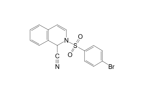 2-[(p-bromophenyl)sulfonyl]-1,2-dihydroisoquinaldonitrile