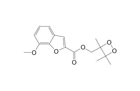 3-[(7-Methoxybenzofuran-2-yl)-carbonyloxymethyl]-3,4,4-trimethyl-1,2-dioxetane