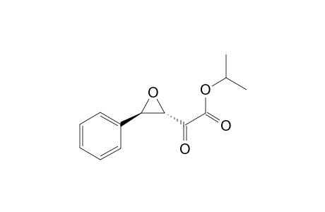 Isopropyl 2-oxo-2-((2S,3R)-3-phenyloxiran-2-yl)acetate