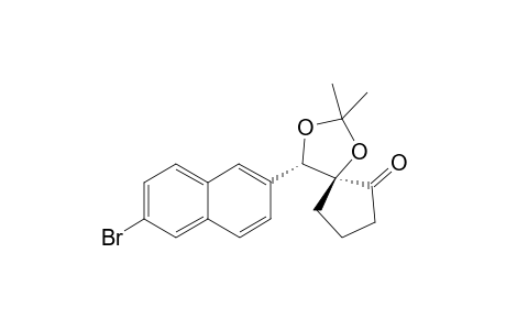 (4S,5S)-4-(6-bromonaphthalen-2-yl)-2,2-dimethyl-1,3-dioxaspiro[4.4]nonan-6-one