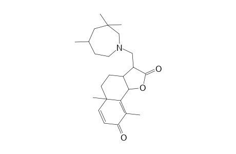 5a,9-dimethyl-3-[(3,3,5-trimethyl-1-azepanyl)methyl]-3a,4,5,9b-tetrahydro-3H-benzo[g]benzofuran-2,8-dione