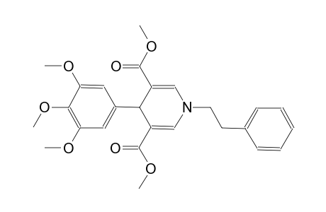 3,5-pyridinedicarboxylic acid, 1,4-dihydro-1-(2-phenylethyl)-4-(3,4,5-trimethoxyphenyl)-, dimethyl ester