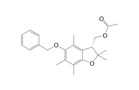 [(3R)-2,2,4,6,7-pentamethyl-5-phenylmethoxy-3H-1-benzofuran-3-yl]methyl acetate