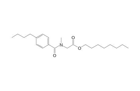 Sarcosine, N-(4-butylbenzoyl)-, octyl ester