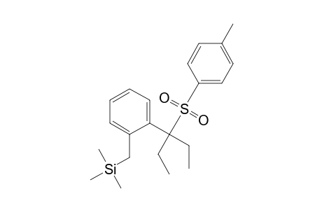 [o-[1-Ethyl-1-(p-tolylsulfonyl)propyl]benzyl]trimethylsilane