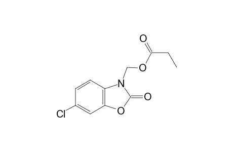 (6-Chloro-2-oxo-1,3-benzoxazol-3(2H)-yl)methyl propionate