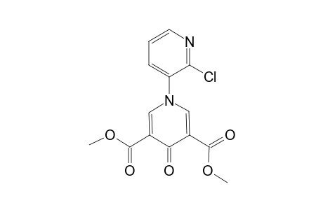 3,5-Pyridinedicarboxylic acid, 1-(2-chloro-3-pyridinyl)-1,4-dihydro-4-oxo-, dimethyl ester