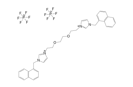 1-(naphthalen-1-ylmethyl)-3-[2-[2-[2-[3-(naphthalen-1-ylmethyl)imidazol-3-ium-1-yl]ethoxy]ethoxy]ethyl]imidazol-1-ium dihexafluorophosphate