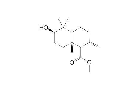Methyl trans-decahydro-6.beta.-hydroxy-5,5-8a.beta.-trimethyl-2-methylene-1.xi.-naphthalenecarboxylate