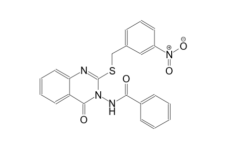benzamide, N-(2-[[(3-nitrophenyl)methyl]thio]-4-oxo-3(4H)-quinazolinyl)-