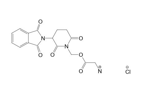2-AMINO-ACETIC-ACID-[3-(1,3-DIHYDRO-1,3-DIOXO-2H-ISOINDOLE-2-YL)-2,6-DIOXO-PIPERIDINE-1-YL-METHYL]-ESTER-HCL