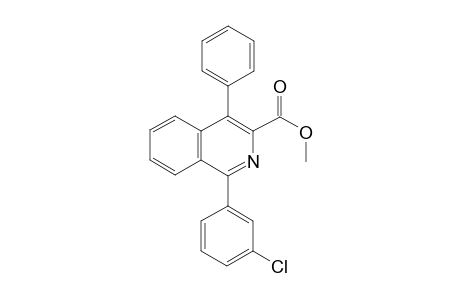 Methyl 1-(3-chlorophenyl)-4-phenylisoquinoline-3-carboxylate