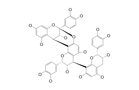 PAVETANNIN-B1;EPICATECHIN-(4-BETA->8,2-BETA->O->7)-EPICATECHIN-(4-BETA->8)-ENT-EPICATECHIN