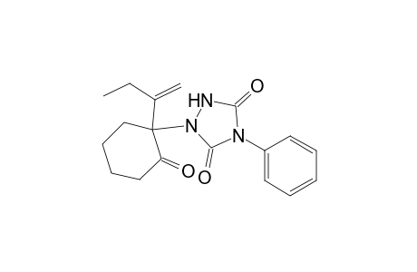 1-(1-(1-ethylethehyl)-2-oxocyclohexyl)-4-phenyl-1,2,4-triazolidine-3,5-dione