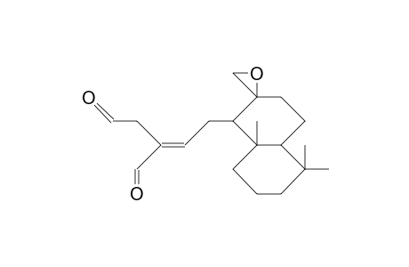8.beta.,17-Epoxy-12-E-labdene-15,16-dial