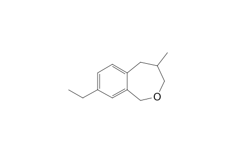 8-Ethyl-1,3,4,5-tetrahydro-4-methyl-2-benzoxepine