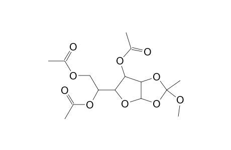 3,5,6-Tri-O-acetyl-1,2-O-(1-methoxyethylidene)hexofuranose