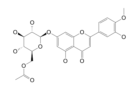 LUTEOLIN-4'-METHOXY-7-O-(6''-O-ACETYL)-BETA-D-GLUCOPYRANOSIDE