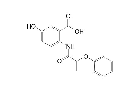 5-hydroxy-2-[(2-phenoxypropanoyl)amino]benzoic acid