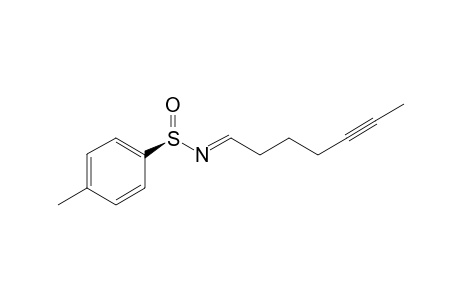 (R)-N-(Hept-5-yn-1-ylidene)-4-methylbenzenesulfinamide