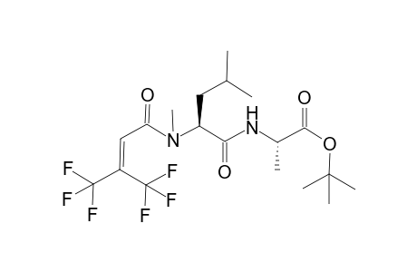 N-Methyl-N-[4,4,4-trifluoro-1-oxo-3-(trifluoromethyl)but-2-en-1-yl]-L-leucine-L-alanine tert-Butyl Ester