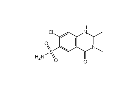 7-CHLORO-2,3-DIMETHYL-4-OXO-1,2,3,4-TETRAHYDRO-6-QUINAZOLINESULFONAMIDE