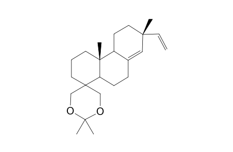 18,19-O-(Isopropylidene)-18,19-dihydroxy-isopimara-8914),15-diene