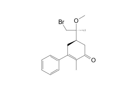 (5R)-5-[(1S)-2-bromo-1-methoxy-1-methyl-ethyl]-2-methyl-3-phenyl-cyclohex-2-en-1-one