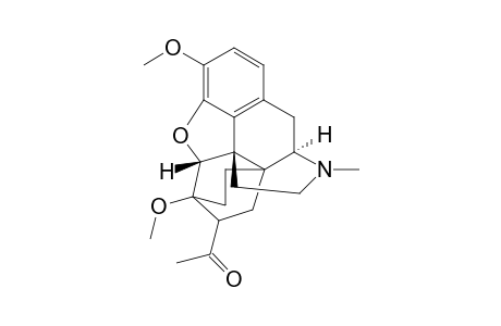 1-(4,5-epoxy-3,6-dimethoxy-17-methyl-6,14-ethano-morphinan-7-yl)-ethanone