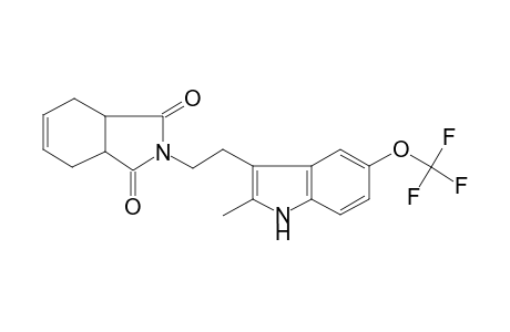 2-[2-[2-methyl-5-(trifluoromethoxy)-1H-indol-3-yl]ethyl]-3a,4,7,7a-tetrahydroisoindole-1,3-quinone