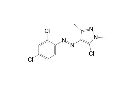 5-chloro-4-[(2,4-dichlorophenyl)azo]-1,3-dimethylpyrazole