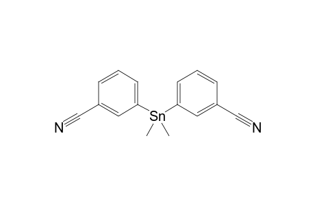 Bis(3-cyanophenyl)dimethylstannane