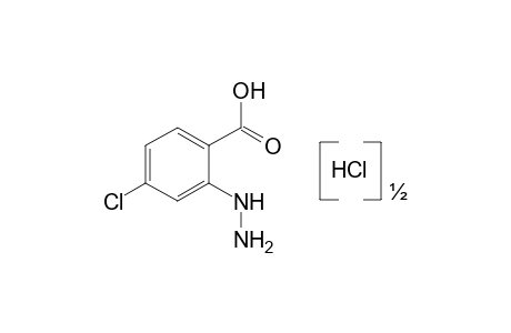 4-CHLORO-o-HYDRAZINOBENZOIC ACID, HEMIHYDROCHLORIDE