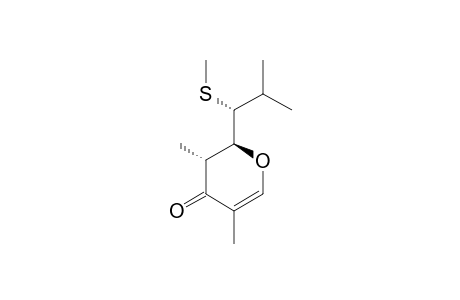 (2R*,2'S*,3S*)-3,5-DIMETHYL-2-[2-METHYL-1-(METHYLTHIO)-PROPYL]-2,3-DIHYDRO-4H-PYRAN-4-ONE