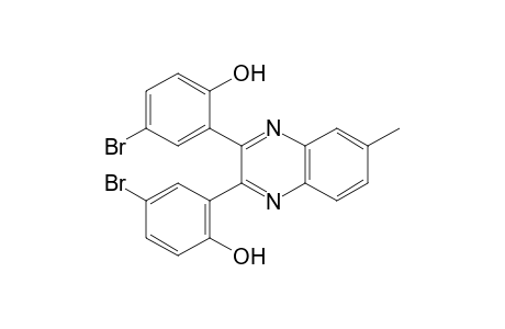 2,2'-(6-methyl-2,3-quinoxalinediyl)bis[4-bromophenol]