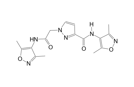 1H-pyrazole-1-acetamide, N-(3,5-dimethyl-4-isoxazolyl)-3-[[(3,5-dimethyl-4-isoxazolyl)amino]carbonyl]-