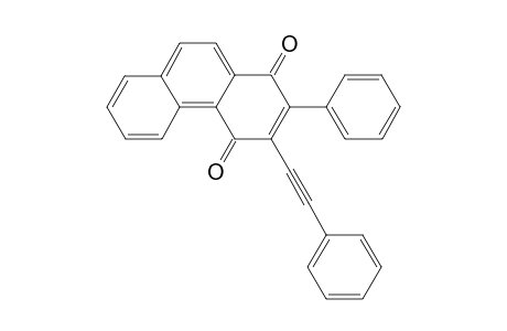 3-(2-Phenylethynyl)-2-phenylphenanthrene-1,4-quinone