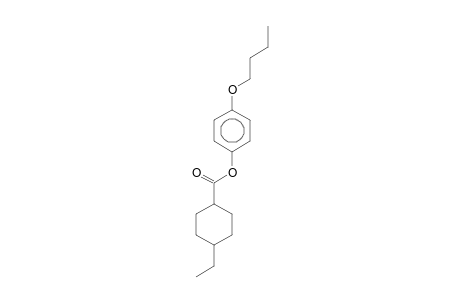 4-Butoxyphenyl 4-ethylcyclohexanecarboxylate