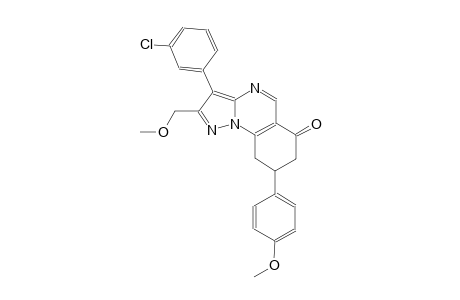pyrazolo[1,5-a]quinazolin-6(7H)-one, 3-(3-chlorophenyl)-8,9-dihydro-2-(methoxymethyl)-8-(4-methoxyphenyl)-